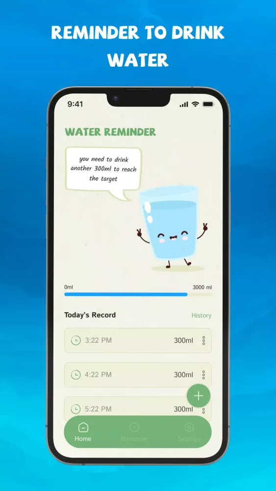 Drink Water Reminder & Tracker Screenshots