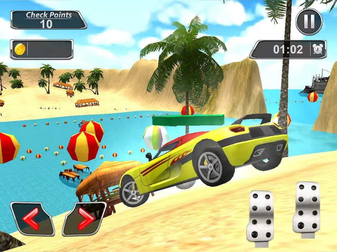 Скриншоты Floating Aqua Car Stunt iPad 