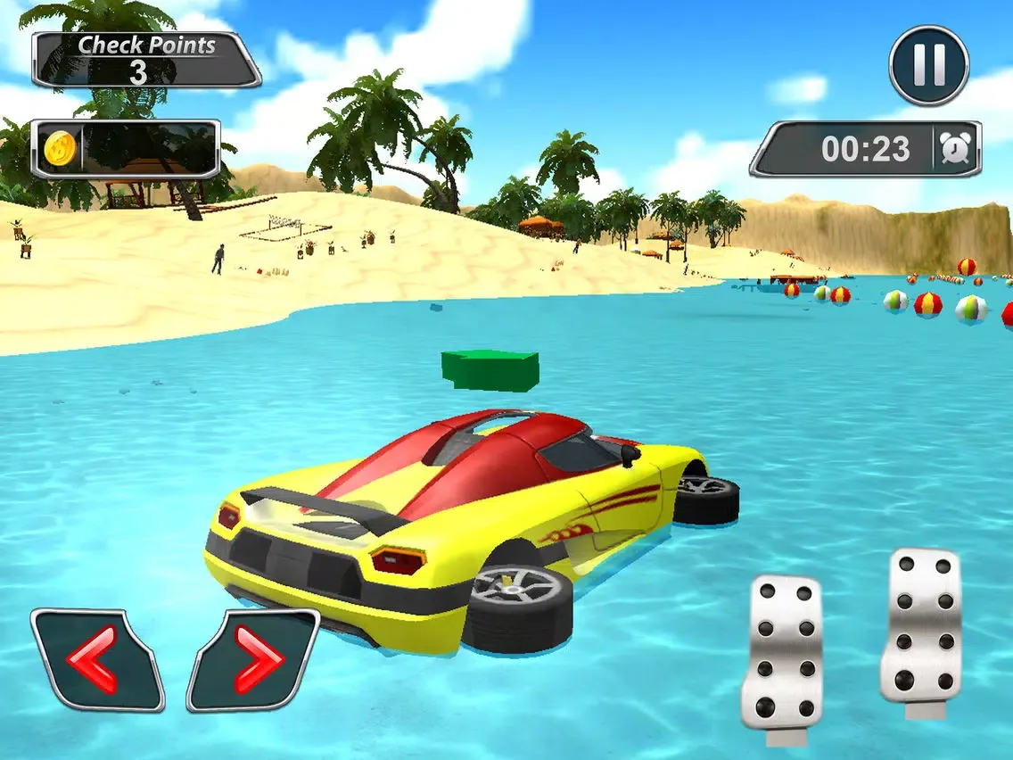 Скриншоты Floating Aqua Car Stunt iPad 