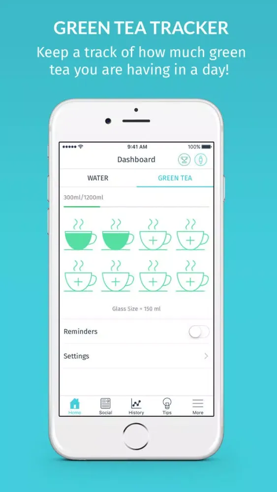Water Tracker by MevoFit应用截图