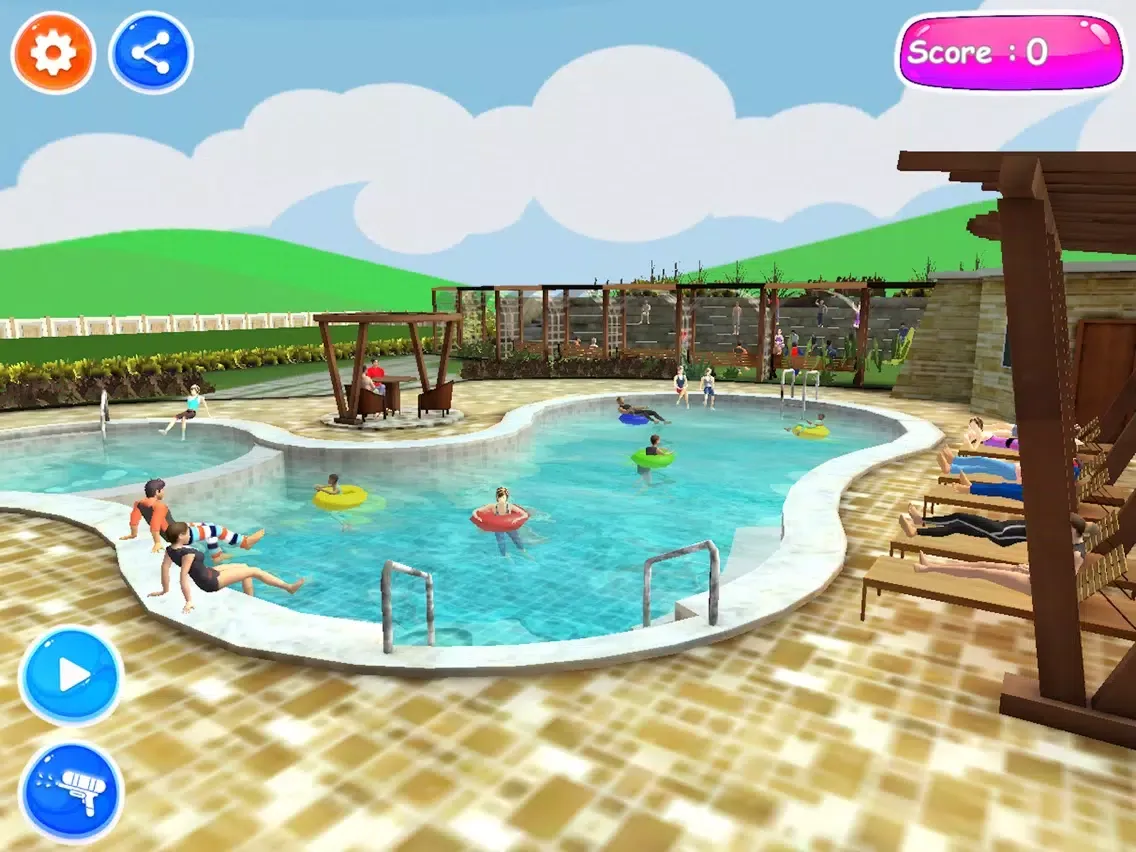 Water Gun : Pool Party Shooter iPad  स्क्रीनशॉट