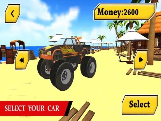 Water Slide Monster Trucks Race In Water Park iPad  Screenshots