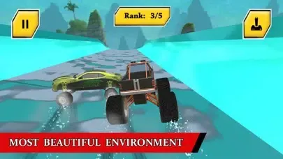Water Slide Monster Trucks Race In Water Park Screenshots