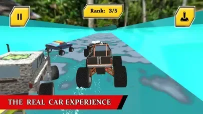 Water Slide Monster Trucks Race In Water Park Screenshots