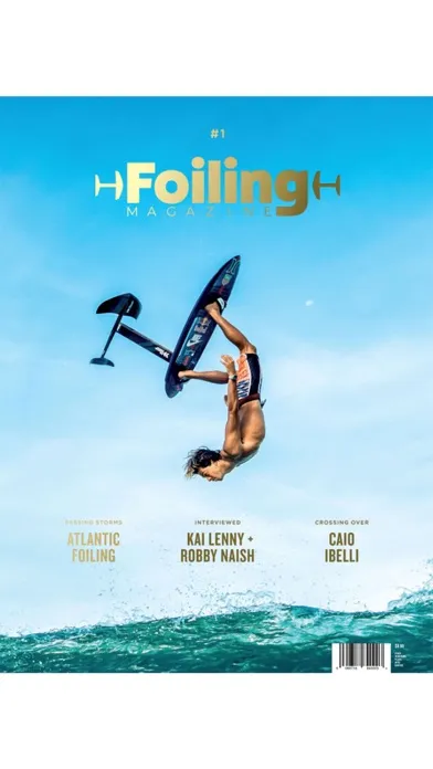 Capturas de pantalla de Foiling Magazine