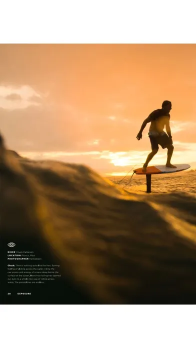 Capturas de pantalla de Foiling Magazine