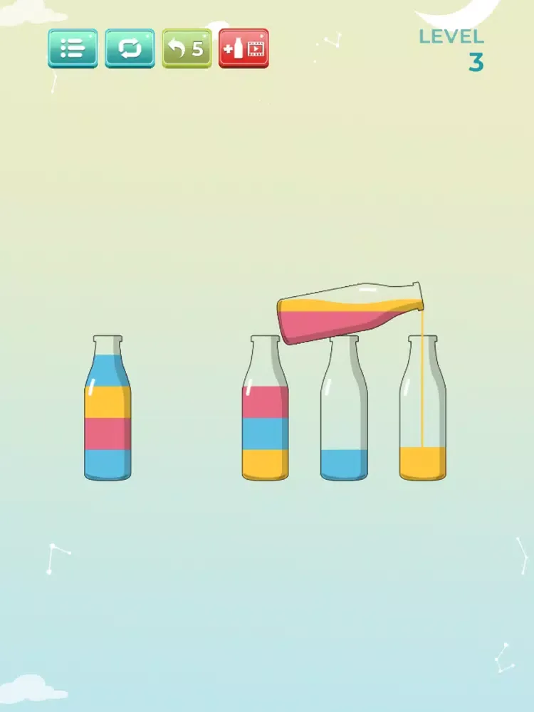 Tangkapan layar Water Color : Sorting Water iPad 