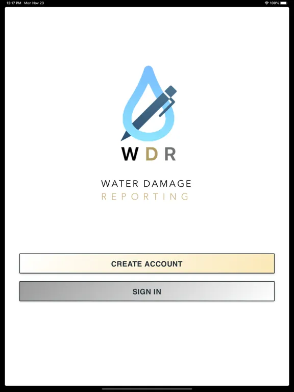 Screenshot di Water Damage Reporting iPad 