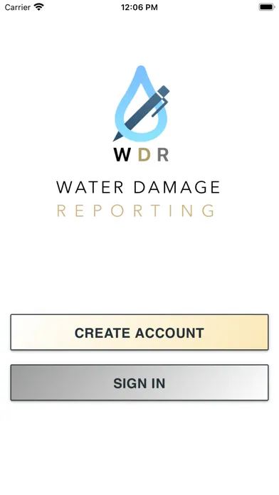 Screenshot di Water Damage Reporting