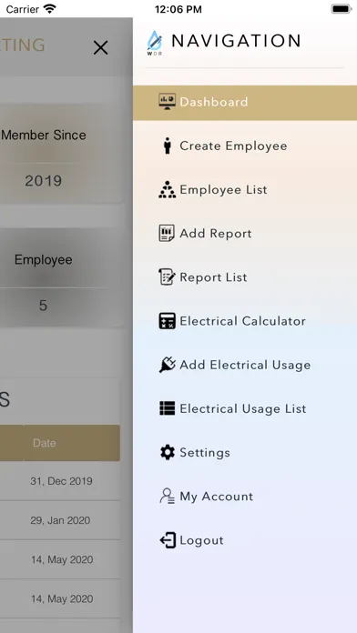 Screenshot di Water Damage Reporting