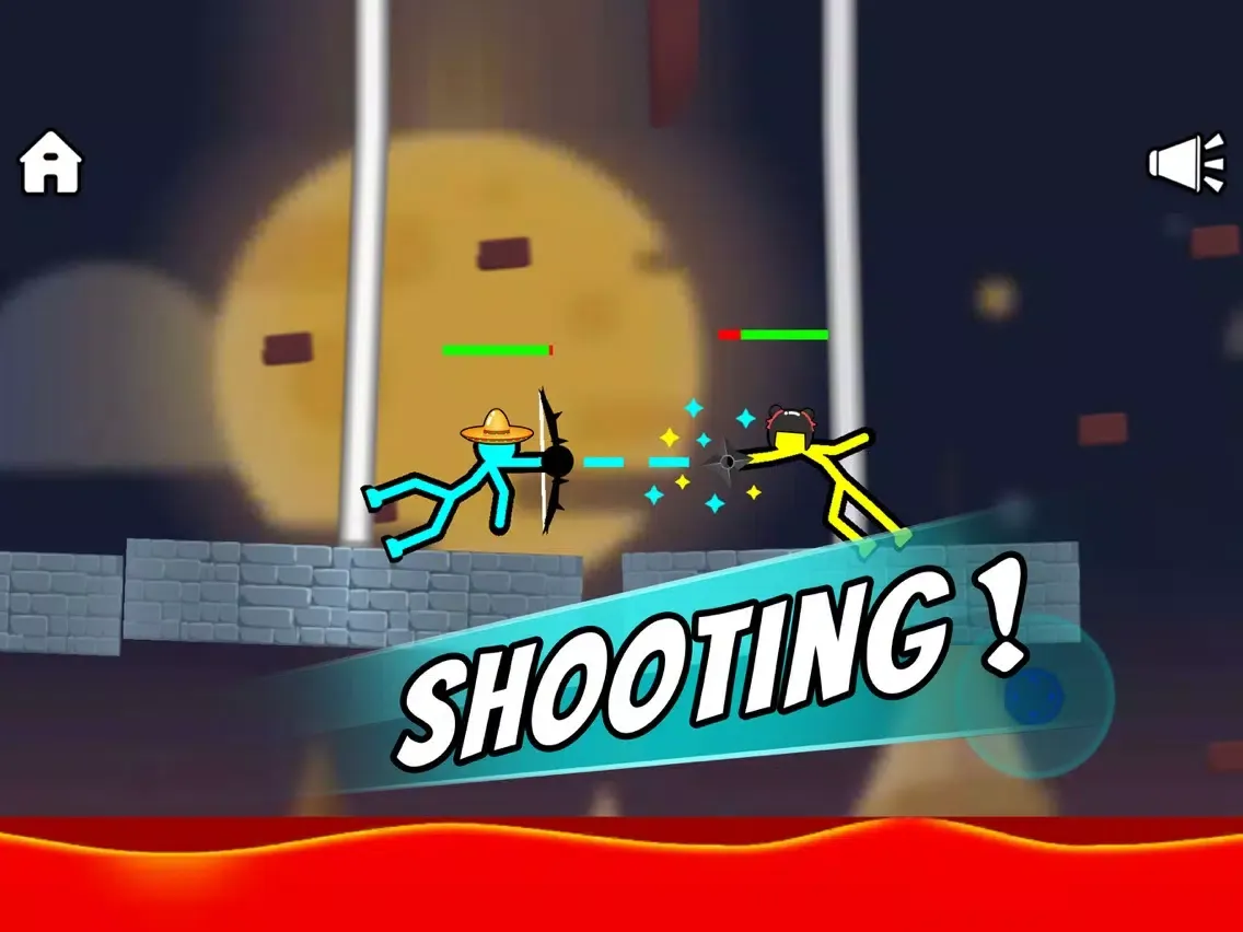 Capturas de pantalla de Stickman Clash - 2 Player Game iPad 