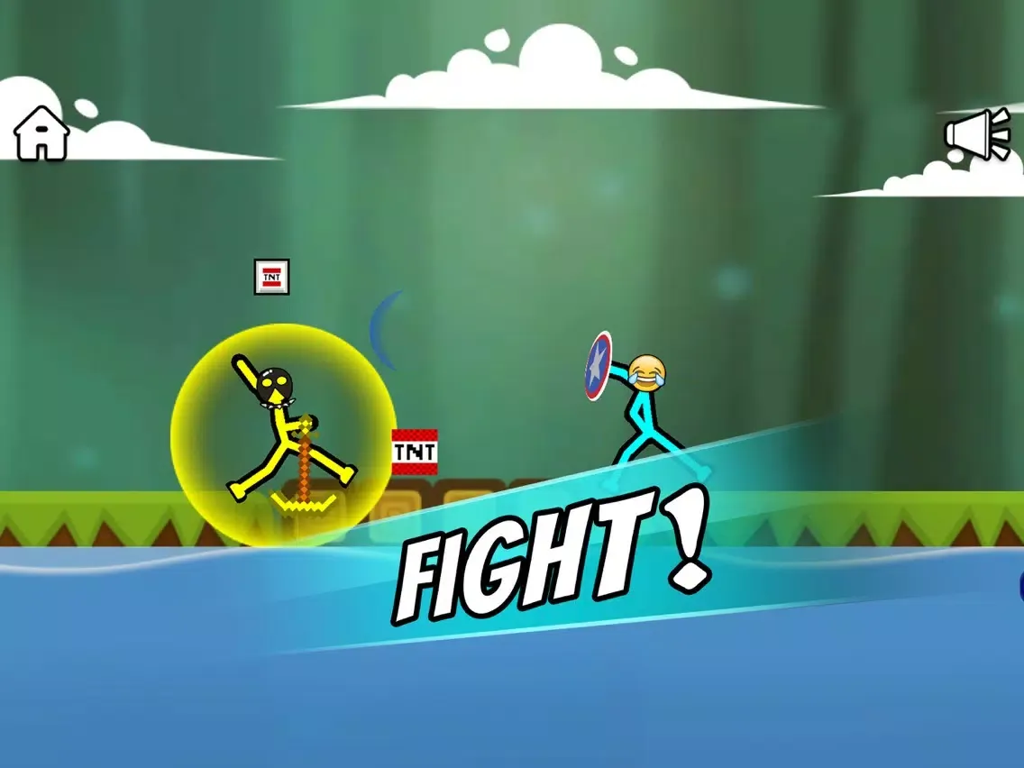Capturas de pantalla de Stickman Clash - 2 Player Game iPad 