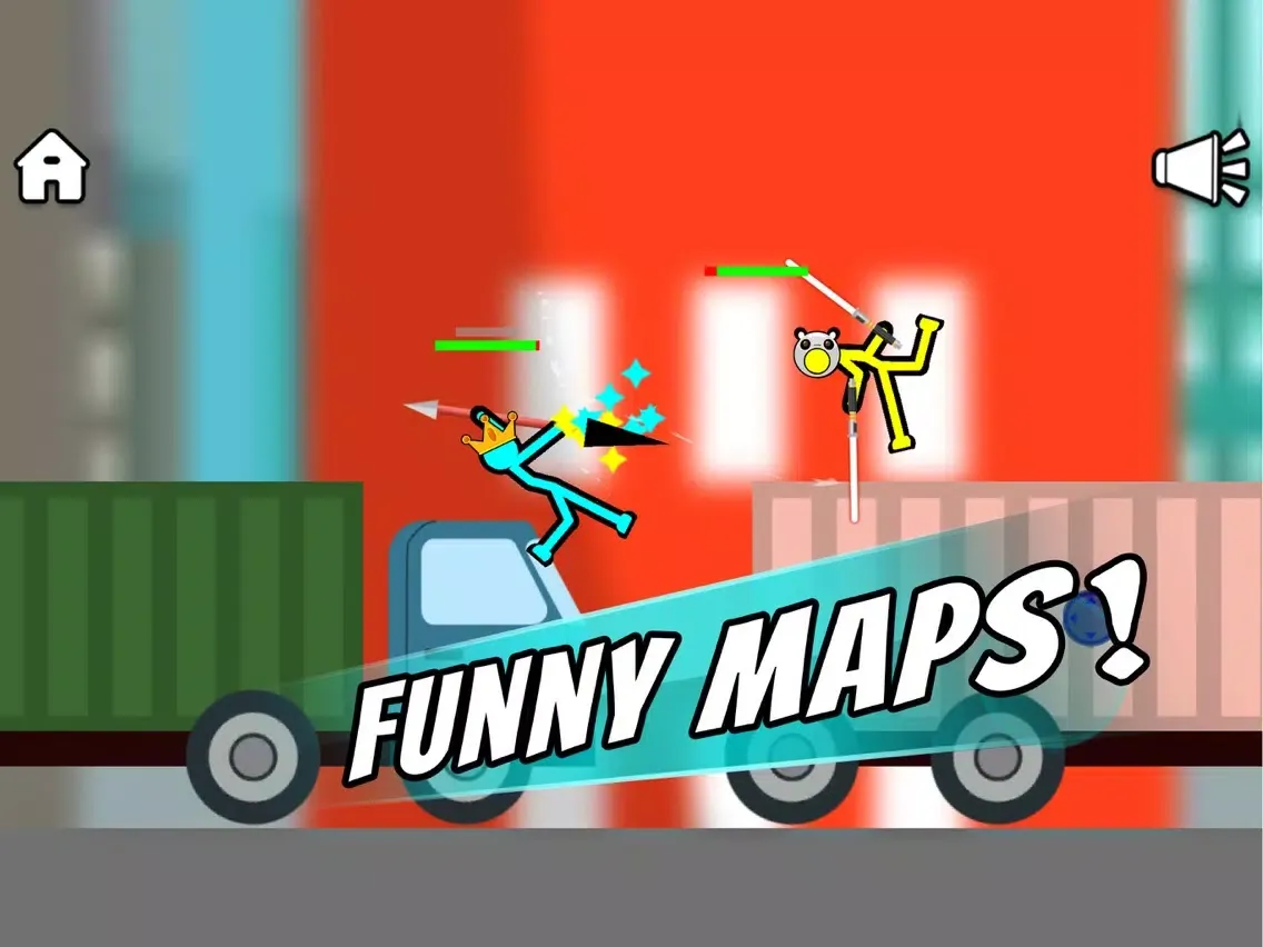 Capturas de pantalla de Stickman Clash - 2 Player Game iPad 