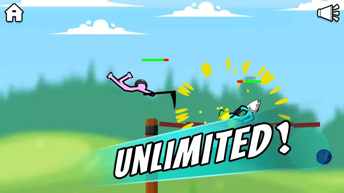 Capturas de pantalla de Stickman Clash - 2 Player Game