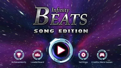 Tangkapan skrin Infinity Beats Song Edition