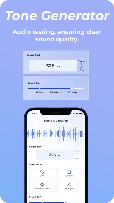 ภาพหน้าจอของ Tone - Tone Generator