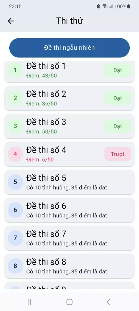 Capturas de pantalla de 120 mô phỏng tình huống V2.0.0