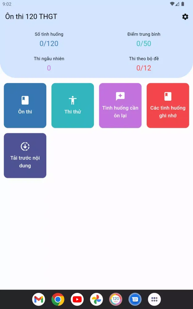 Capturas de pantalla de 120 mô phỏng tình huống V2.0.0