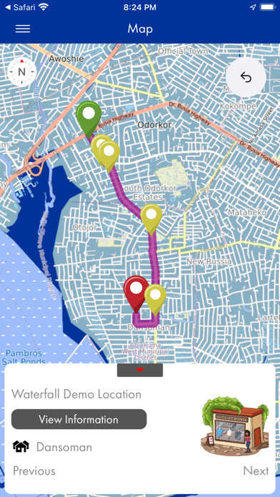 Zrzuty ekranu WaterFall Routes