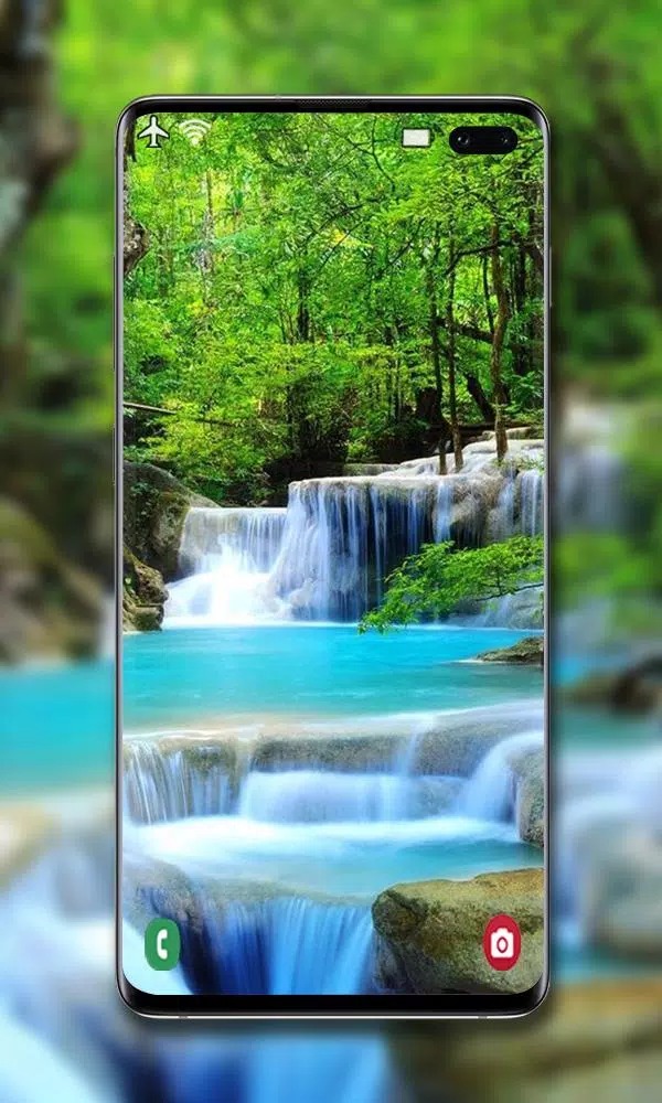 Tangkapan skrin Waterfall Wallpaper