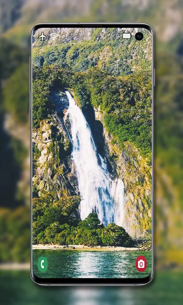 Tangkapan skrin Waterfall Wallpaper