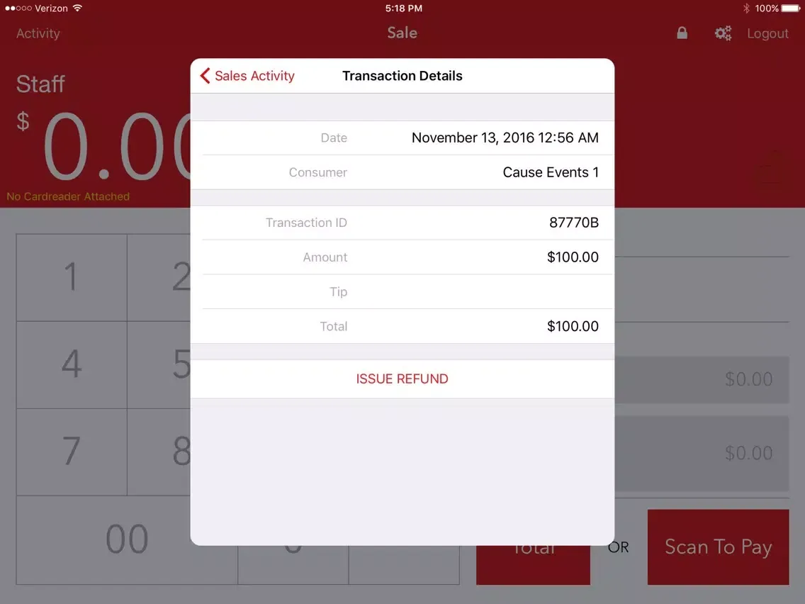 Скриншоты Cause Pay iPad 