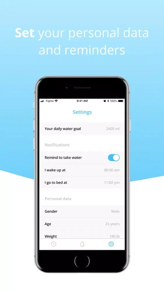 تصاویر Water tracker & drink remind