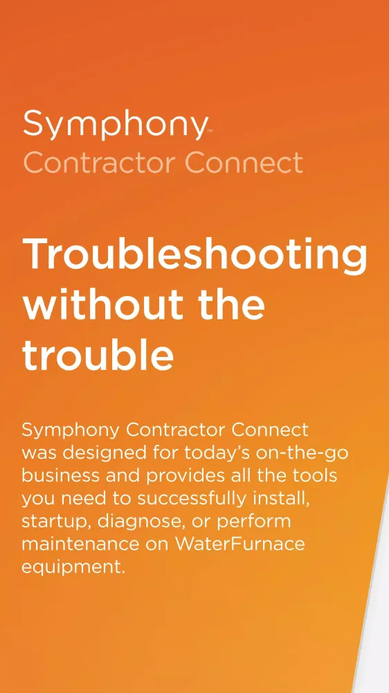 Screenshot di Symphony Contractor Connect