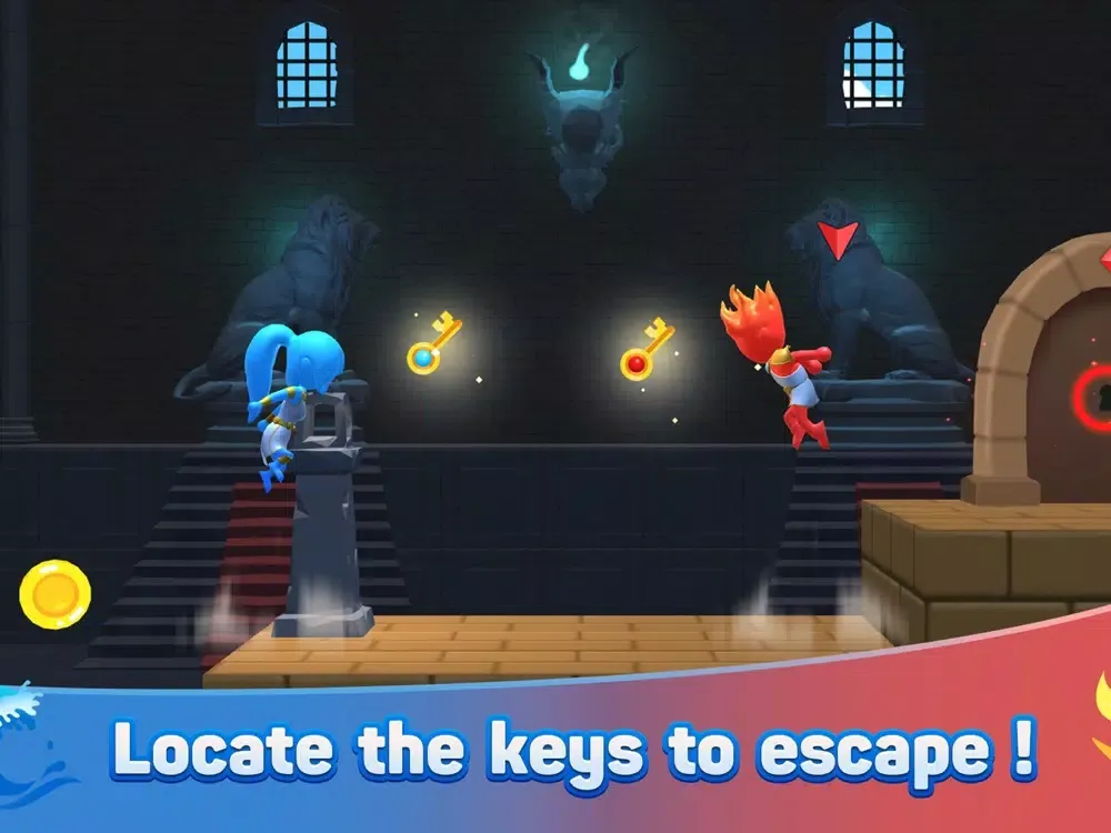 Water & Fire Stickman 3D iPad  স্ক্রিনশট