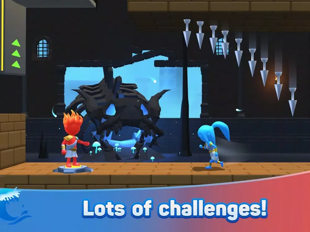 Water & Fire Stickman 3D iPad  স্ক্রিনশট