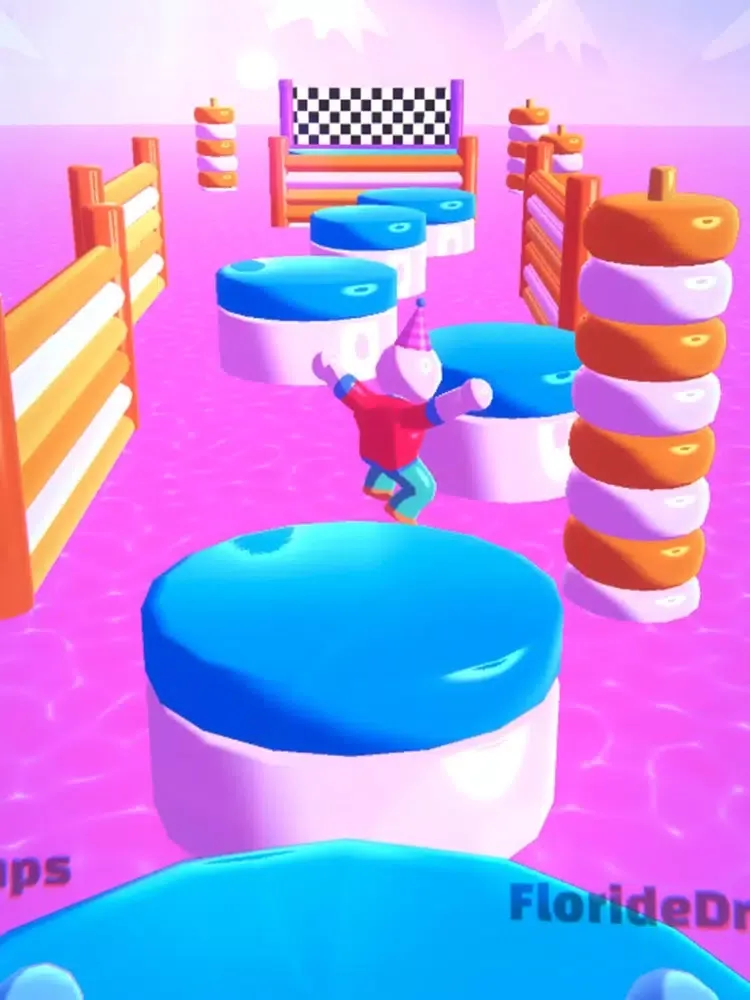 Capturas de tela do Jump Guys Race iPad 