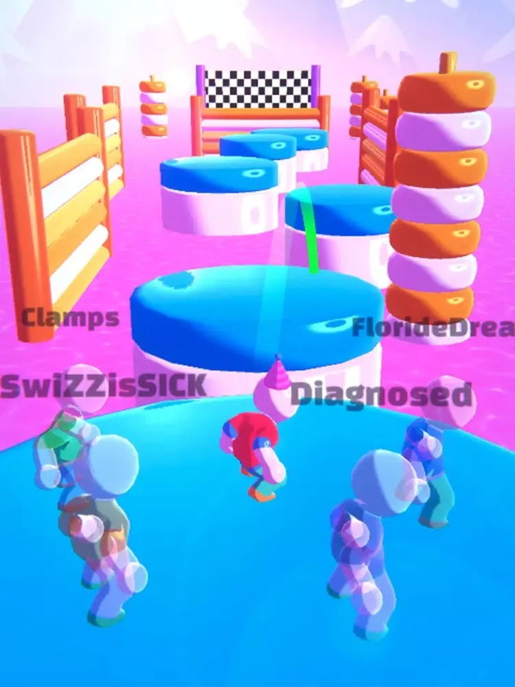 Capturas de tela do Jump Guys Race iPad 