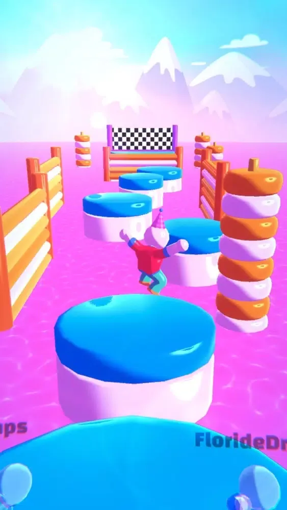 Capturas de tela do Jump Guys Race