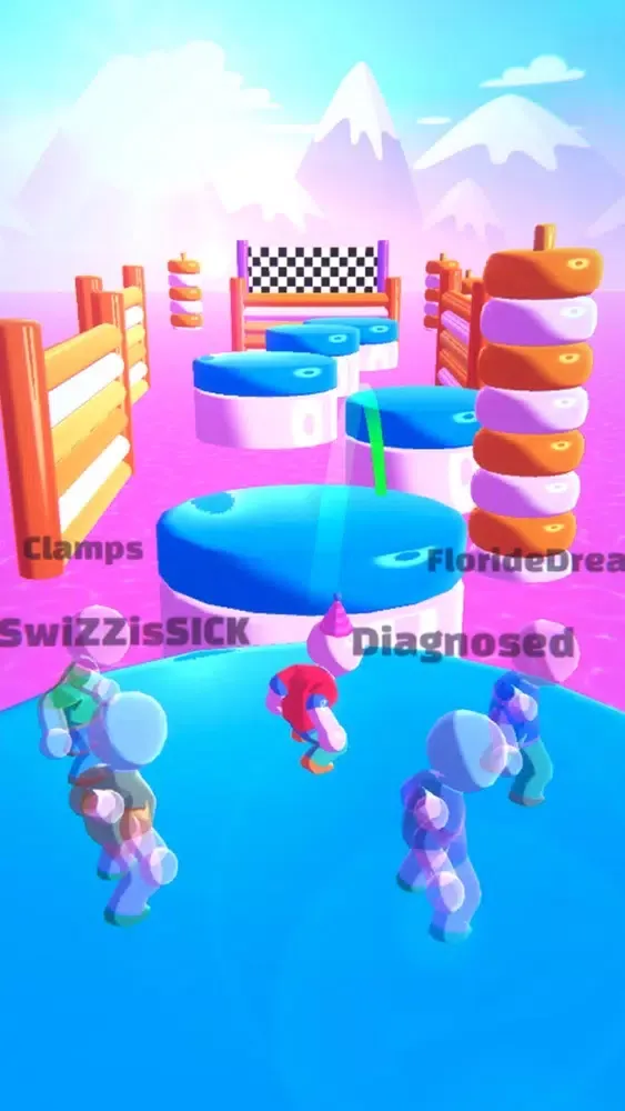 Capturas de tela do Jump Guys Race
