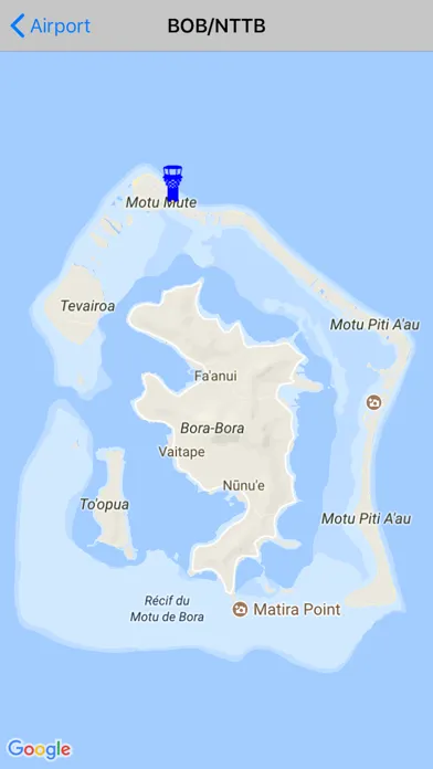 Ảnh chụp màn hình của Global Airport Database