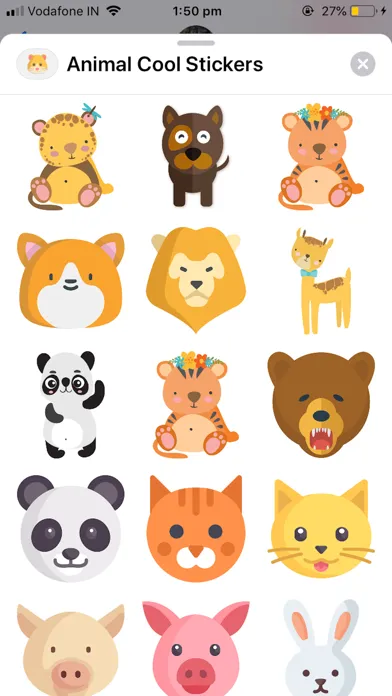 Captures d'écran de Animal Kids Stickers
