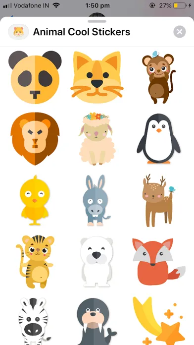 Captures d'écran de Animal Kids Stickers