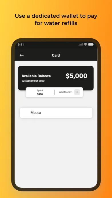 Water Markets Donor app Screenshots