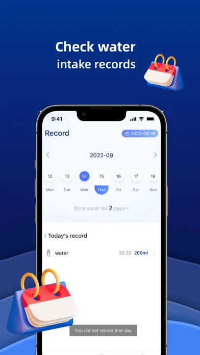 Ảnh chụp màn hình của Water Me - Water tracker