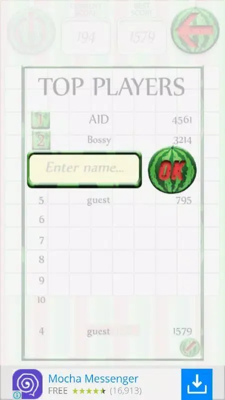 Watermelon splash 스크린샷