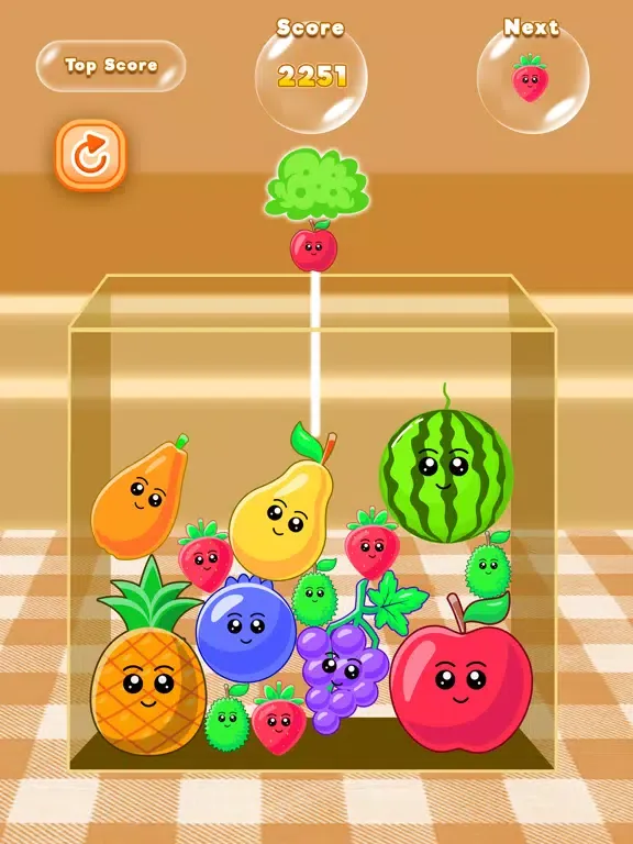 Capturas de tela do Drop Watermelon Merge Game 3d iPad 