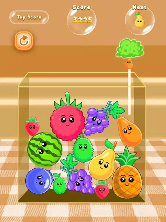 Capturas de tela do Drop Watermelon Merge Game 3d iPad 