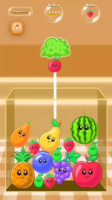 Capturas de tela do Drop Watermelon Merge Game 3d
