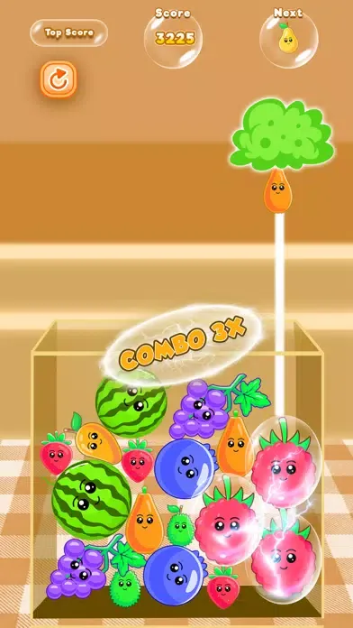 Capturas de tela do Drop Watermelon Merge Game 3d