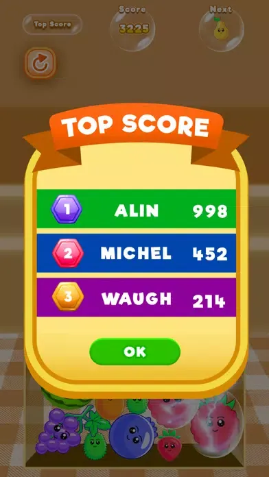Capturas de tela do Drop Watermelon Merge Game 3d