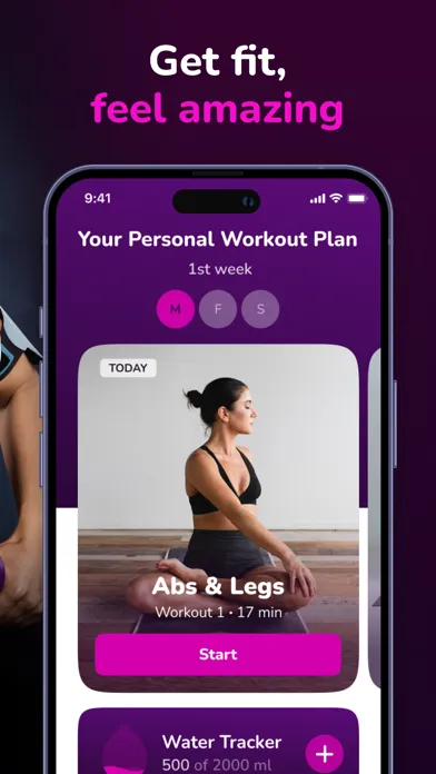 Tangkapan skrin Losing Weight App: Fitness Pro