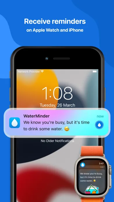 Ảnh chụp màn hình của Water Tracker by WaterMinder®