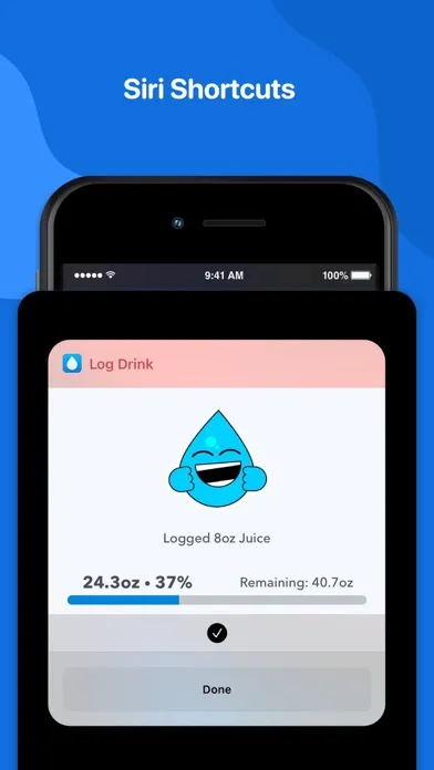 Ảnh chụp màn hình của Water Tracker by WaterMinder®