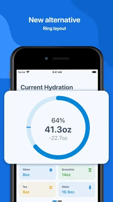 Ảnh chụp màn hình của Water Tracker by WaterMinder®