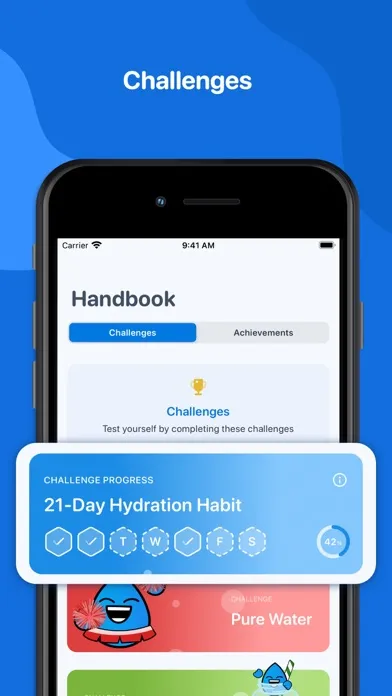Ảnh chụp màn hình của Water Tracker by WaterMinder®